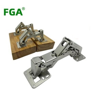 170 Degree Large Opening Angle Frameless Hidden Hydraulic Adjustable Cabinet Hinge - Product Image 1