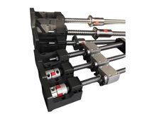 Kit de vis à billes CNC SFU1204 1205 1210 avec bloc de support BF10, écrou, support moteur, accouplement, actionneur linéaire 150-2000mm