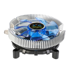 Lanshuo <b>Cpu</b> Cooler Aluminum <b>Heatsink</b> Blue Led Processor Cooling Fan - Product Image 2