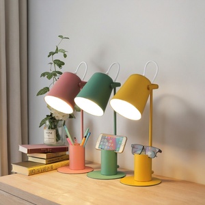 Modern 5W Induction Lamps Table Lamp Three Adjustable Iron Body Metal Electric Eye Caring Dimmable Reading Simple Design Office - Product Image 5