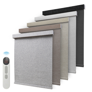 Stores occultants pour fenêtres de bureau sur mesure, occultants automatiques, télécommande, rideaux électriques motorisés, rouleaux, Rolety - Product Image 1