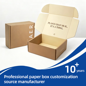 Custom Eco-Friendly Paper Corrugated <b>Box</b> Mailer <b>Box</b> Customized Gold Foil Stamping Logo Shipping <b>Box</b> for Jewelry Packaging - Product Image 3