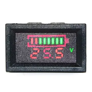 DC12V 24V 36V 48V 60V 72V 84V 96V Zuur Lood Lithium Polymeer Nimh batterij Capaciteit Indicator Digitale Led Tester Voltmeter Monitor