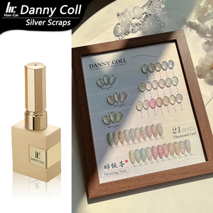 Danny Coll Siver-Scraps 21 colores <span class=keywords><strong>brillo</strong></span> reflectante UV Gel esmalte <span class=keywords><strong>de</strong></span> <span class=keywords><strong>uñas</strong></span> nueva colección al por mayor conjunto <span class=keywords><strong>de</strong></span> esmalte <span class=keywords><strong>de</strong></span> Gel personalizado - Product Image 1