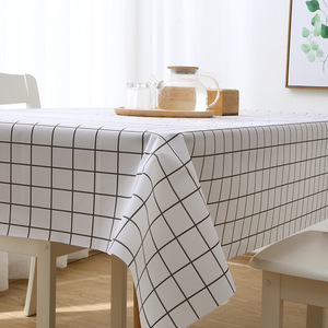 PEVA <b>tablecloth</b>, oil-proof placemat, trendy checkered Nordic checkered <b>tablecloth</b>, waterproof and washable. - Product Image 3