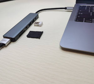 Ultimo Hub USB-<span class=keywords><strong>C</strong></span> 4K con <span class=keywords><strong>HDMI</strong></span>+3 USB 3.0 + Lettore SD/TF per PC Desktop o Notebook, Hub USB-<span class=keywords><strong>C</strong></span> Multifunzione - Product Image 4