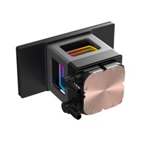 Enfriador Líquido para CPU P360-C, Sistema de Refrigeración por Agua para PC Gaming, Sistema de Refrigeración para CPU, Enfriador AIO con Pantalla LCD