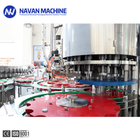 Remplissage et capsulage de lavage automatique Machine de remplissage et d'embouteillage 3 en 1 pour bouteilles en verre Vin personnalisé Gin Liqueur