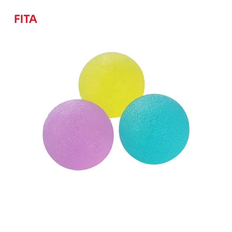 Soft Power Round Shape Squeezer Strength Trainer TPE Wrist Relief Finger Exercise Massage Stress Hand Grip Ball