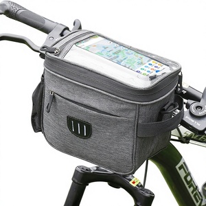 <span class=keywords><strong>Sac</strong></span> de guidon YSMY pour vélo et trottinette, avec fermeture éclair, pliable, pour le cyclisme, rangement étanche - Product Image 2