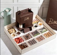 Empaque sin Plástico, Cumple con las Normas de la UE, para Café, Comida Rápida, Catering, Papel para Empacar, Cajas Personalizadas para Dátiles y Postres Árabes
