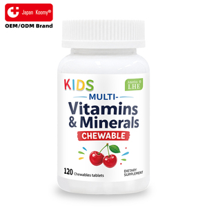 Fábrica GMP Shecome, Fabricante de Suplementos Multivitamínicos, Apoyo al Crecimiento, 120 Tabletas Multivitamínicas y Minerales para Niños - Product Image 1