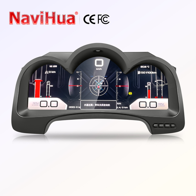 Car Upgrade Digital Cluster LCD Instrument Auto Speedometer Linux System for Toyota Fortuner/Hilux/Vigo 2005 - 2015