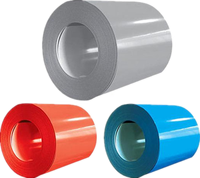 Bobine d'acier galvanisé prélaqué PPGL, épaisseur 0,5 mm, largeur 1000 mm, peinture PE AZ150 pour toitures et bardages métalliques