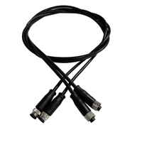 IP65 Mini M6 M8 acier inoxydable puissance connecteur étanche 2pin-6pin fil électrique 10A 12V courant nominal mâle/femelle