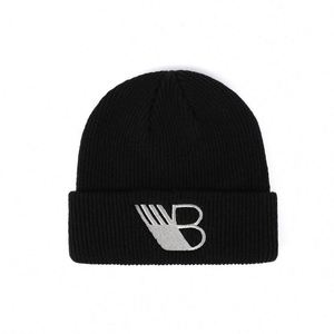 High Quality Fisherman Embroidered Logo Winter <b>Hat</b>,Beanies With Custom Embroidery,Wholesale Acrylic Slouchy Black Beanie - Product Image 1