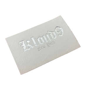 Vàng lá đóng dấu da các bản vá lỗi biểu tượng tùy chỉnh cho quần áo bạc lá in ấn da nhãn dập nóng da cho may mặc - Product Image 3