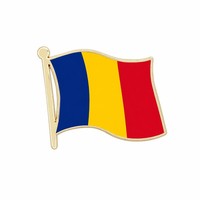 Set de 41 insignias de bandera de países, broche de metal esmaltado, colección de insignias de recuerdo del Día Nacional