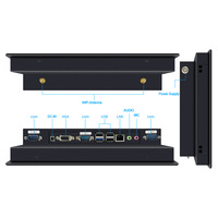 21.5 pouces Oem Win11 Linux Celeron J1900 Intel Core I3 I5 I7 ordinateur industriel boîtier en aluminium intégré écran tactile panneau Pc