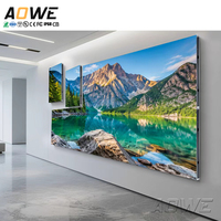Layar Video LED Outdoor A15 2m X 3m HDR10+ 5000-7000cd P2.5 P4 P5 Panel LED Indoor Ultra Tipis Tetap untuk Periklanan