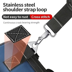 <span class=keywords><strong>Bolsa</strong></span> de Almacenamiento Portátil para Herramientas de Uso Rudo 1680D Impermeable, Capacidad de 150 lb, Maletín Plegable para <span class=keywords><strong>Electricista</strong></span>, OEM ODM Personalizable - Product Image 5