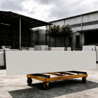 Großhandelslieferung 12mm Massive Hellbeige-Graue Gemischte Acryl-Solid-Surface-Platte für Schule Krankenhaus Arbeitsplatte