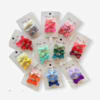 Nouveau Desgin enfants fille couleur unie pince à cheveux mode arcs bébé pince à cheveux accessoires doux pour les filles