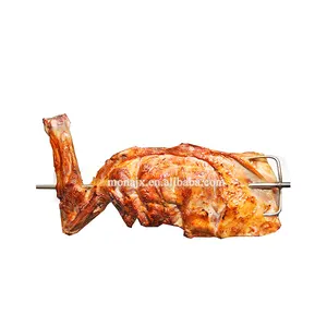Espeto de carne manual para churrasco grande, máquina para fazer espeto de carne | preço da máquina de espeto de churrasco de frango