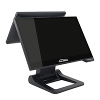 Tablette à double écran Systèmes de point de vente avec tiroir Cloud-Vente en gros de Machines Epos carrées