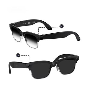 <span class=keywords><strong>Lunettes</strong></span> Intelligentes W630 avec Caméra HD 4K, Batterie 290 mAh, Anti-Lumière Bleue, Caméra Anti-Tremblement 800W, Double Micro et Réduction de Bruit IA - Product Image 4