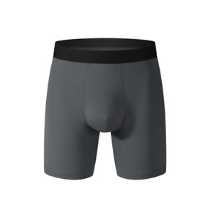 ODM Boxers mi-hauteur européens et américains pour hommes Pantalon quadrilatère antibactérien respirant Anti-Scrotal Humidité Slip Taille Logo - Product Image 5