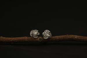 Pendientes de diamantes de moda en oro blanco y rosa Chapado en oro certificado IGI para fiesta de boda y regalo - Product Image 2