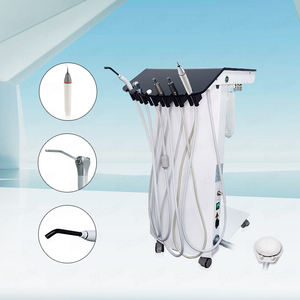 럭셔리 전동 포터블 이동식 치과 유닛 체어 카트 에어 컴프레셔 미니 터빈 - Product Image 1