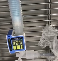 Capnographe à capteur d'EtCO2 standard, en plastique, avec écran TFT couleur intégré de 1,4 pouce