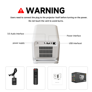 Mini proyector doméstico 1080P Android 11 Magcubic HY310X Lámpara <span class=keywords><strong>LED</strong></span> inteligente Proyector inteligente de la mejor calidad y barato Soporte 420 ANSI 4K - Product Image 5