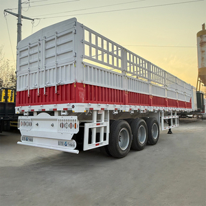 Semi-<span class=keywords><strong>remorque</strong></span> à ridelles 3 essieux robuste pour le transport de marchandises générales - Product Image 2