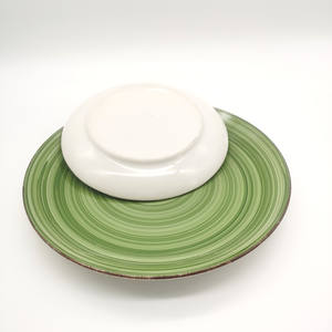 Juego de <span class=keywords><strong>Vajilla</strong></span> de Cerámica Clásica Ecológica y Económica, Juego de 6 Piezas, Entrega Directa de Fábrica, Venta al por Mayor para el Hogar, Hotel, Cafetería - Product Image 4