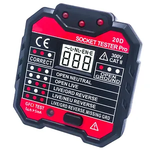 Ons Uk Socket Testers Voltage Test Socket Detector Eu Plug Ground Zero Lijn Plug Polariteit Fase Controleren Socket Tester