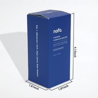 Boîte en carton blanc pliable à logo imprimé, facile à déchirer, pour produits d'hydratation et de soin de la peau, vente en gros