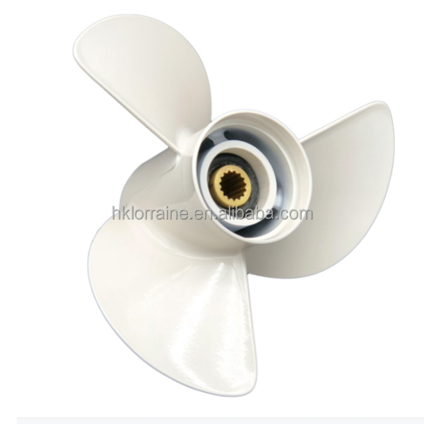 3 Blade Aluminum Propeller Stainless Propeller for 2 Stroke 4 Stroke Boat Accessories 2HP-250HP