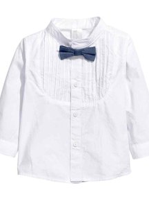 Plain White Cool Baby <b>Suspenders</b> Rompers Clothes for 0-24 Months Little Boys - Product Image 3
