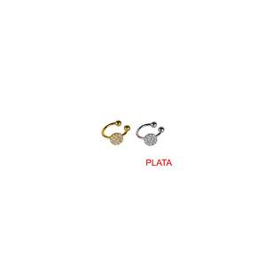 Bijoux de piercing tendance en acier inoxydable 316L, plaqué or PVD, résistant et durable, PLATA - Product Image 1