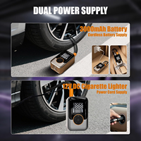 Portable 12V Car Air Compressor 150 PSI Digital Tire Inflator with LED Light, Auto Shut Off and Dual Power for OEM Wholesale