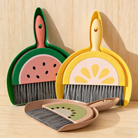 Mini kit de nettoyage de bureau léger en PP et PET, ensemble balayette et pelle pour enfants, clavier, bureau et intérieur de voiture