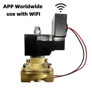 Alahot Valve d'eau solaire <span class=keywords><strong>wifi</strong></span> pour électrovanne irrigation automatique de la commande électrovanne électrique - Product Image 2