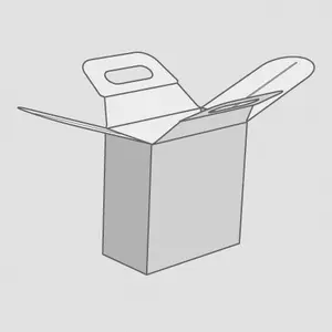 Scatola con manico per merchandising personalizzato - Product Image 1