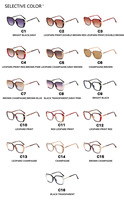 Gafas de lectura retro de gran tamaño con montura óptica, antiluz azul, cuadradas con bloques de color, monturas de gafas para mujer al por mayor