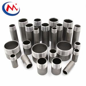 Nhà Máy Cung Cấp Ống Thép Carbon Phụ Kiện Sắt Chủ Đề Dẻo Vật Liệu Sắt Mạ Kẽm Đen Lắp Ống/Carbon Thép Núm Vú - Product Image 5