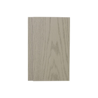 Tablero de paneles de pared WPC Anti-UV impermeable con patrón de grano de madera 3D de alta calidad para decoración de paredes, vallas y techos al aire libre