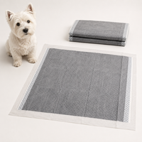 Almohadillas de Entrenamiento para Mascotas Ecológicas de Carbón de Bambú, Súper Absorbentes, a Prueba de Fugas, Control de Olores, Desechables, para Orina de Perro, OEM